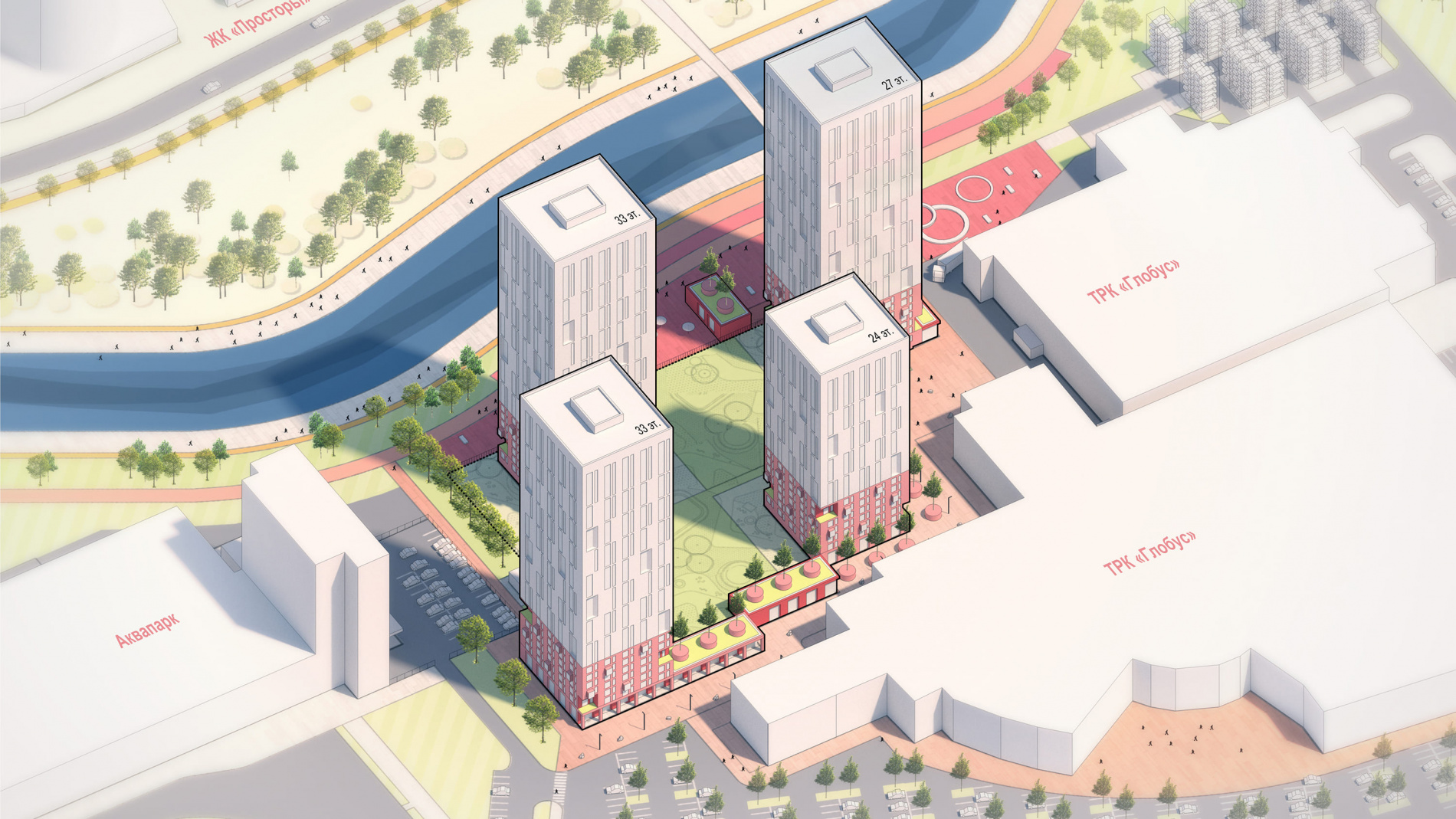 Река. Дом на набережной